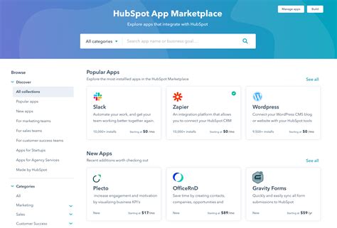 Results 1 - 37 of 37 ... HubSpot App Marketplace Connect your favorite tools to HubSpot. Content Management System. Select... Browse: Content Management System.